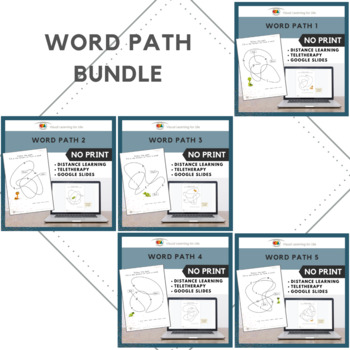 Preview of Word Path Google Slides Bundle
