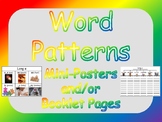 Word Patterns Mini-Posters and Booklets