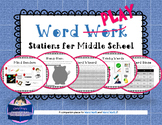 Word Play Stations for Middle School