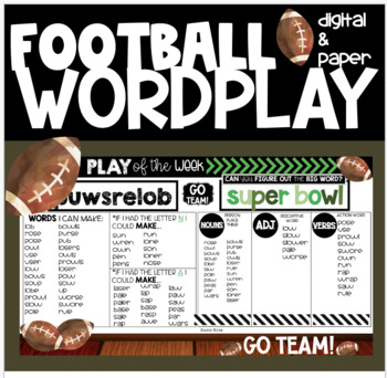 Preview of Word Play-Football Edition