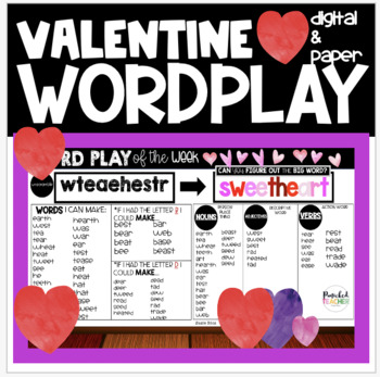 Preview of Word Play-Valentines Edition