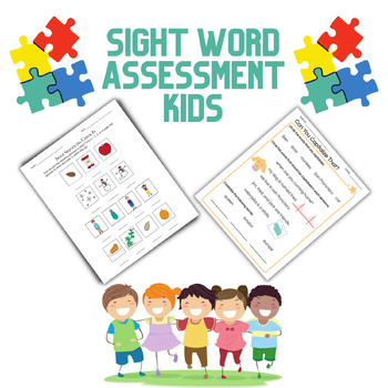 Preview of Word Practice and Assessment Pieces- Fry Sight Words