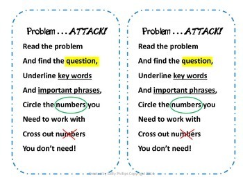 Word Problem Attack Strateg by Teaching s a Joy 