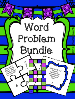 Preview of Word Problem Bundle {1.OA.1}