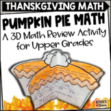 Thanksgiving Math Problem Solving Activity