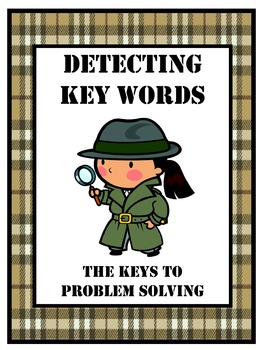 Preview of Word Problem Key Words Packet