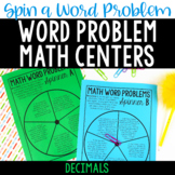 Word Problem Math Centers {Decimal Word Problems}