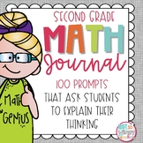 Word Problem Math Journal for Second Grade Distance Learni