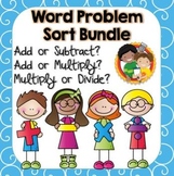Word Problem Operation Sort - Bundle
