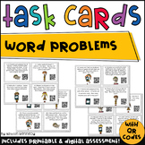 Word Problem QR Code Task Cards {Addition & Subtraction Wi