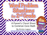 Word Problem Situations - 2nd Grade