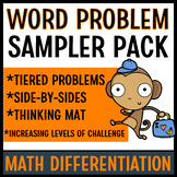 Word Problem Solving Sampler Pack | Math Word Problems
