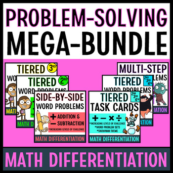 Preview of Math Word Problems Addition Subtraction Multiplication Math Differentiation