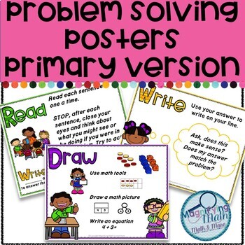 Preview of Addition and Subtraction Word Problem Solving Read, Draw, Write for Primary RDW