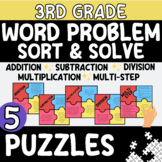 Word Problem Sort and Solve Puzzles