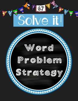 Preview of Word Problem Strategy