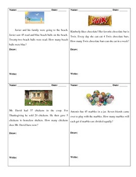 Preview of Word Problem Task Cards