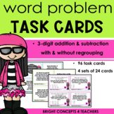 Three-Digit Addition and Subtraction Task Cards