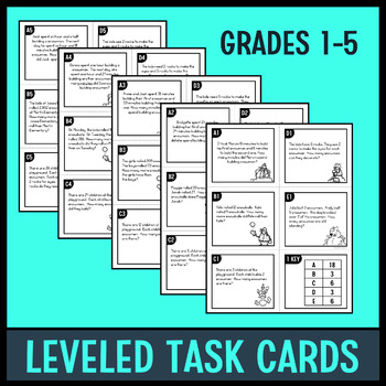 tiered task cards