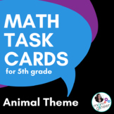 5th Grade Math Word Problems Task Cards