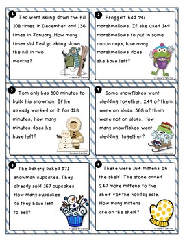 Power Pen? Learning Cards: Solving Word Problems (Gr. 4) - TCR6999