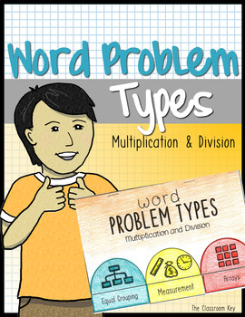 Preview of Multiplication and Division Word Problem Types - Printable or Google Classroom