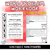 Word Problem Workbook- With CUBES Strategy- 3rd & 4th Grade