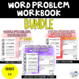 Word Problem Workbook- With CUBES Strategy | BUNDLE