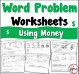 Word Problem Worksheets using Money