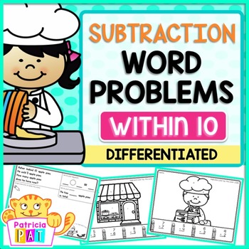 Preview of Subtraction Word Problems Kindergarten