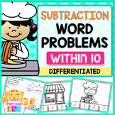 Subtraction Word Problems Kindergarten