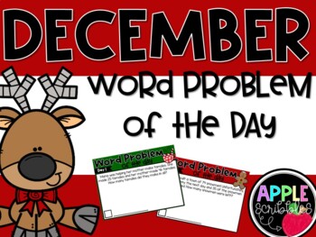 Preview of Word Problem of the Day - DECEMBER