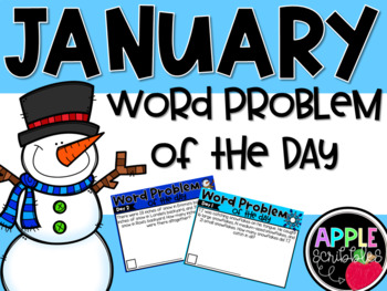 Preview of Word Problem of the Day - JANUARY