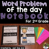 Word Problem of the Day Notebook for 2nd Grade