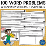 Read Draw Write Word Problems Math Worksheets