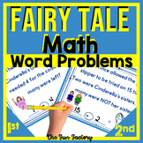 Word Problems Addition & Subtraction - Task Cards - Fairy 
