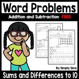Free | Word Problems | Story Problems | Addition and Subtraction