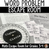 Word Problems Escape Room: Grades 3-4