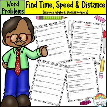 Speed, Distance, Time Worksheet - WordMint