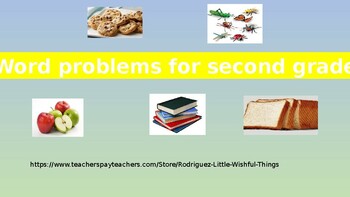 Preview of Word Problems For Second Grade