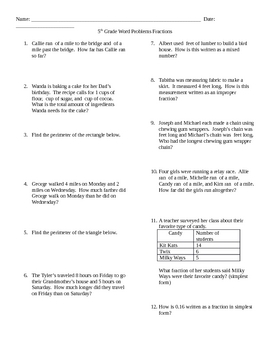 word problems fraction with like denominators by linda