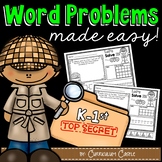 Word Problems Made Easy (K-1st) Posters & Printables