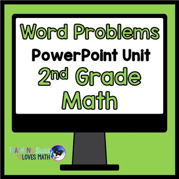 Preview of Word Problems Math Unit 2nd Grade Distance Learning