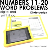Word Problems Numbers 11-20 Kindergarten