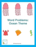 Word Problems: Ocean Theme (First Grade)