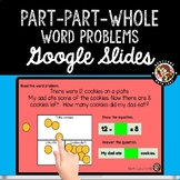 Word Problems Part Part Whole Google Slides