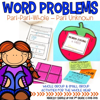 Preview of Word Problems: Part Part Whole-Part Unknown