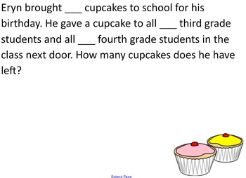 Preview of Word Problems Smart Board File (two-step, elapsed time)