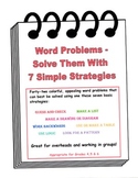 Word Problems - Solve Them With 7 Simple Strategies