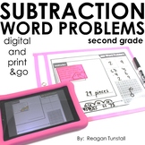 Word Problems Subtraction Second Grade